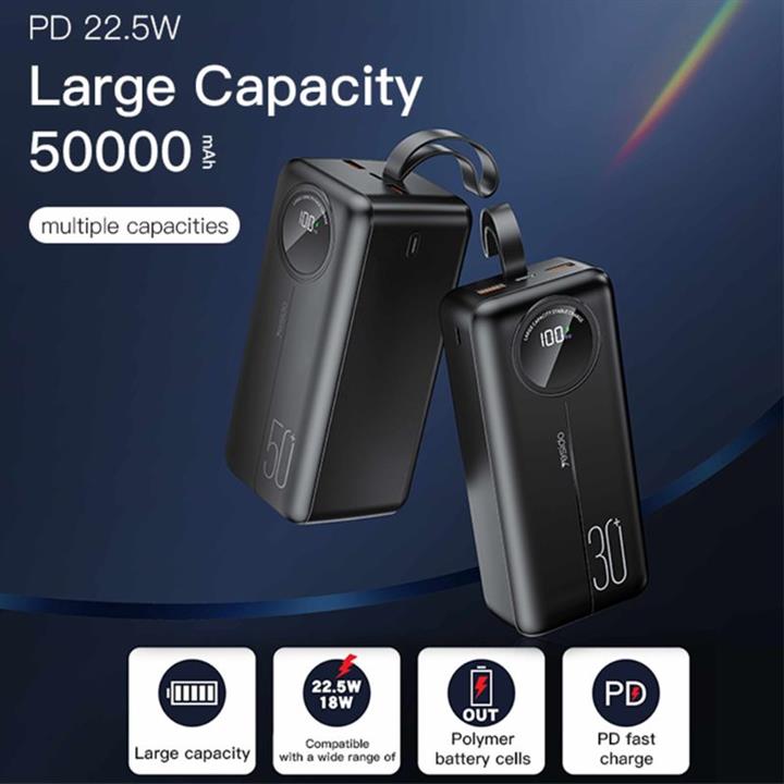 پاور بانک 40000 میلی‌آمپر ساعت Yesido مدل  YP43 Yesido YP43 40000 Mah Powerbank